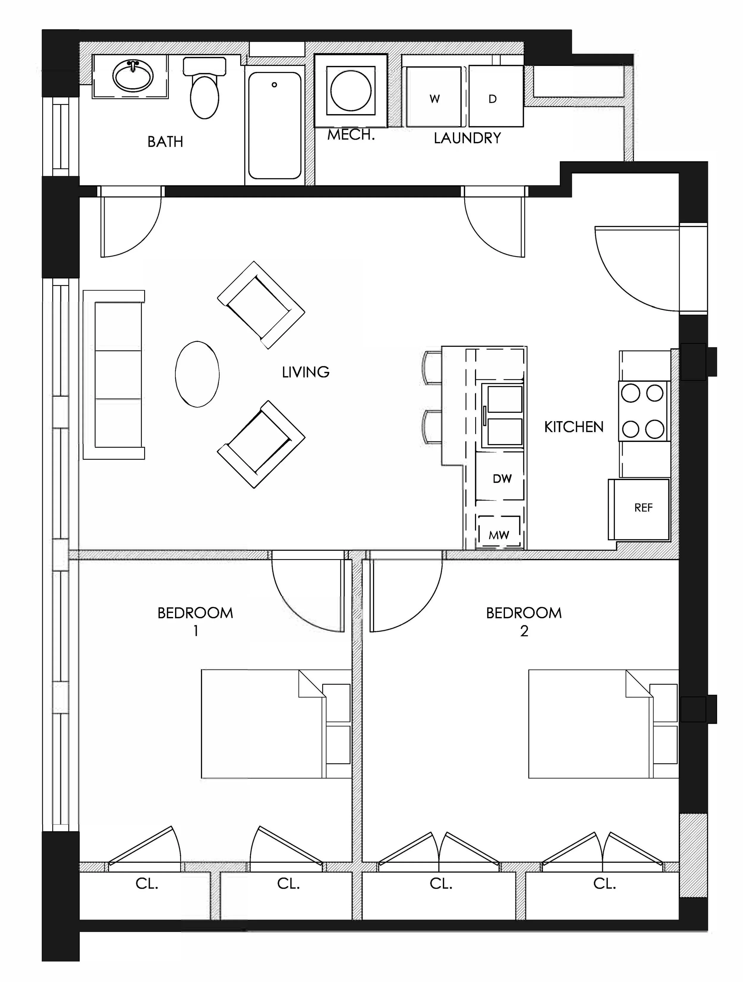 2H floor plan