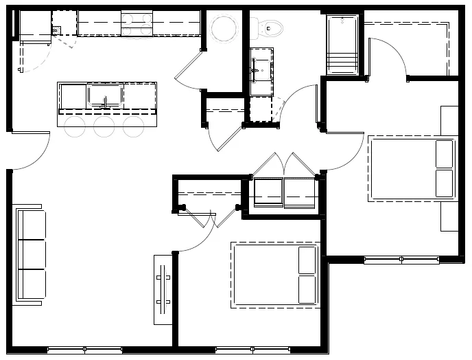 The Coneflower floor plan