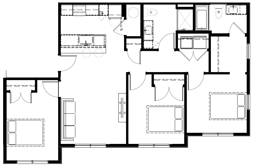 The Hollyhock floor plan